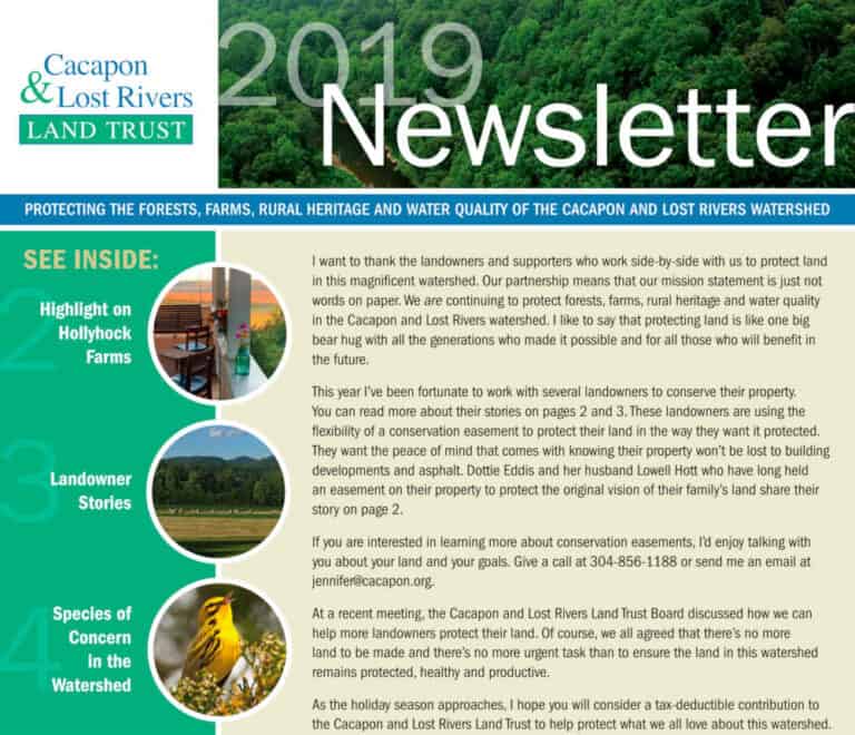 2019 Newsletter